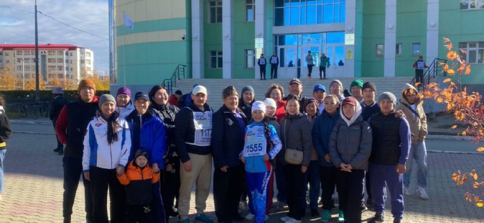 Спортсмены и работники Центра спортивной подготовки сборных команд Якутии приняли участие в забеге «Кросс нации»